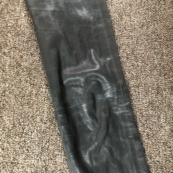 Rag & Bone Leather Skinny Pants - Picture 4 of 8